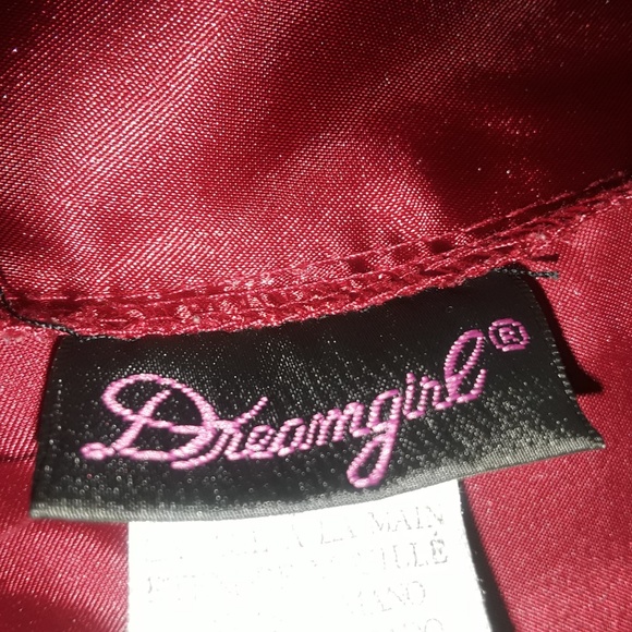 Red Satin Robe - Picture 2 of 2